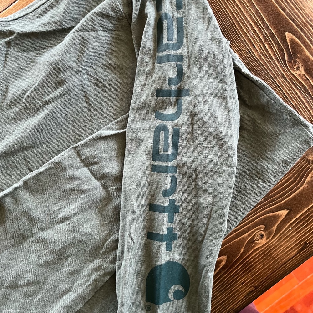 Teal carhartt long sleeve